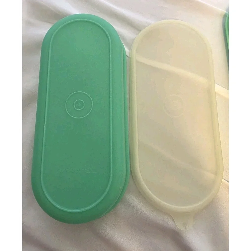 TUPPERWARE Vintage  Jadeite Green Grater & Keeper 3 Pc. 1375-10, 1374-9, 1376-12